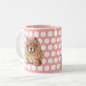KiniArt Chow-Tasse Zweifarbige Tasse (Vorderseite Links)