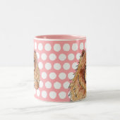 KiniArt Chow-Tasse Zweifarbige Tasse (Mittel)
