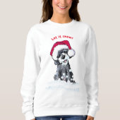 KiniArt Christmas DoodleMoji Sweatshirt (Vorderseite)