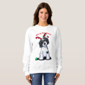 KiniArt Christmas DoodleMoji Sweatshirt (Vorne ganz)