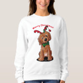 KiniArt Christmas DoodleMoji Sweatshirt (Vorderseite)