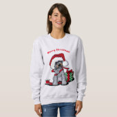 KiniArt Christmas DoodleMoji Sweatshirt (Vorne ganz)