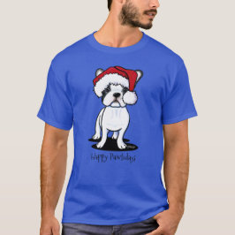 KiniArt Christmas Frenchie T - Shirt