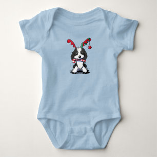 KiniArt Christmas Havanese Rentier Baby Strampler