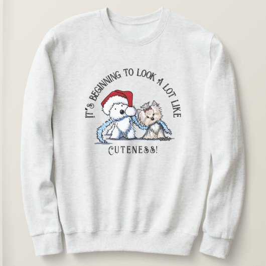 KiniArt Christmas Terriers Sweatshirt (Design vorne)