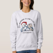 KiniArt Christmas Terriers Sweatshirt (Vorderseite)