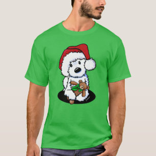 KiniArt Christmas Westie and Bär T - Shirt
