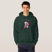 KiniArt Christmas Westie Hoodie (Vorne ganz)
