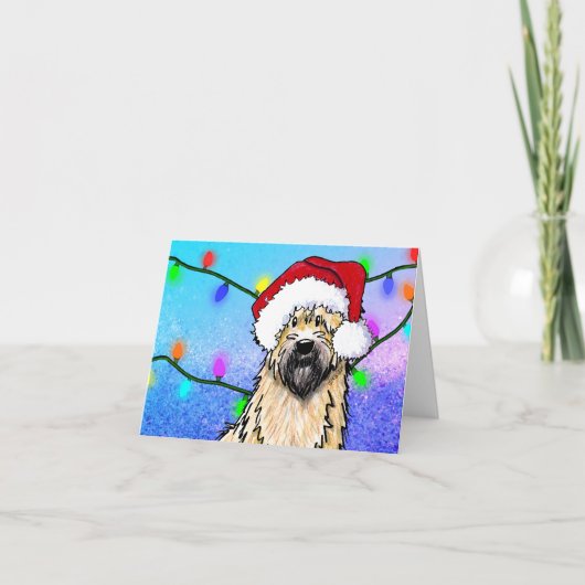 KiniArt Christmas Wheatie Feiertagskarte (Vorderseite)