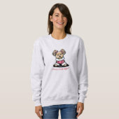 KiniArt Christmas Yorkie Sweatshirt (Vorne ganz)