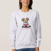 KiniArt Christmas Yorkie Sweatshirt (Vorderseite)