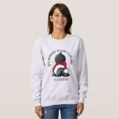 KiniArt Cocker Spaniel Weihnachts Sweatshirt (Vorne ganz)