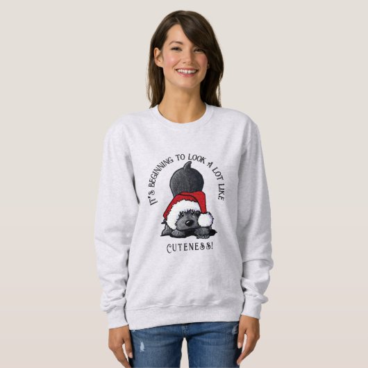 KiniArt Cocker Spaniel Weihnachts Sweatshirt (Vorne ganz)