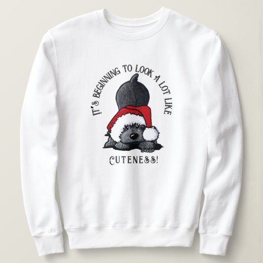KiniArt Cocker Spaniel Weihnachts Sweatshirt (Design vorne)