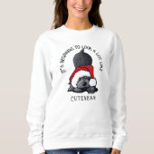 KiniArt Cocker Spaniel Weihnachts Sweatshirt (Vorderseite)