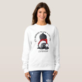 KiniArt Cocker Spaniel Weihnachts Sweatshirt (Vorne ganz)