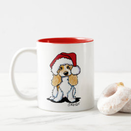 KiniArt Cocker Spaniel Weihnachtsfeier Tasse