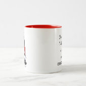KiniArt Cocker Spaniel Weihnachtsfeier Tasse (Mittel)