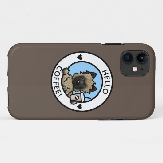 KiniArt Coffee Cairn Case-Mate iPhone Case (Rückseite (Horizontal))