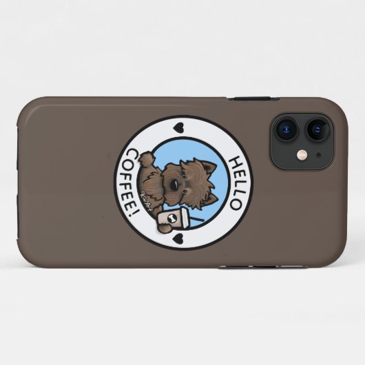 KiniArt Coffee Cairn Case-Mate iPhone Case (Rückseite (Horizontal))