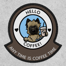 KiniArt Coffee Cairn Terrier Patch