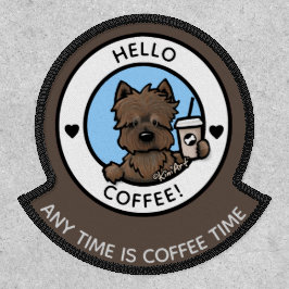 KiniArt Coffee Cairn Terrier Patch