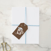 KiniArt Coffee Lover Geschenk Tag Geschenkanhänger (Mit Garn)