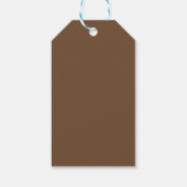 KiniArt Coffee Lover Geschenk Tag Geschenkanhänger (Rückseite)