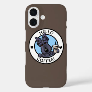 KiniArt Coffee Scottie Case-Mate iPhone Case
