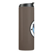 KiniArt Coffee Scottie Thermal Tumbler Thermosbecher (Nach links gedreht)