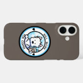 KiniArt Coffee Westie Case-Mate iPhone Case (Rückseite (Horizontal))