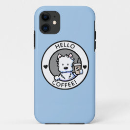 KiniArt Coffee Westie Case-Mate iPhone Hülle