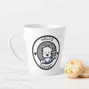KiniArt Coffee Westie Milchtasse