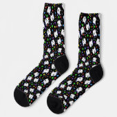 KiniArt Confetti Westie Socks Socken (Linkes Detail)
