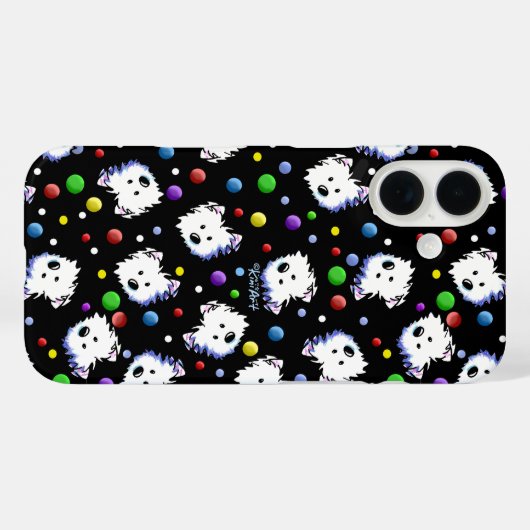 KiniArt Confetti Westies Case-Mate iPhone Hülle (Rückseite (Horizontal))