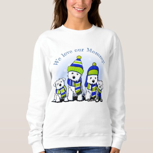 KiniArt Cosy Crew Hogs Sweatshirt (Vorderseite)