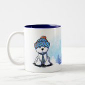 KiniArt Coton de Tulear Winter Tasse (Links)