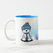 KiniArt Coton de Tulear Winter Tasse (Links)