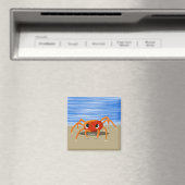 KiniArt Crab Magnet (In Situ (Geschirrspüler))