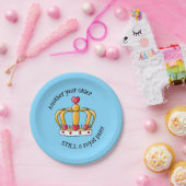 KiniArt Crown Geburtstag Pappteller (Party)