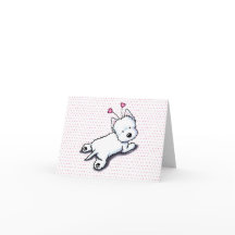 KiniArt Cudly Westie Valentine
