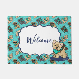 KiniArt Cutieface Cairn Doormat Fußmatte