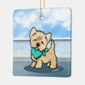 KiniArt Cutieface Cairn Keramik Ornament Obelisk (Links)