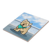 KiniArt Cutieface Cairn Keramik Tile Fliese (Seite)