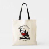 KiniArt Cutieface Havanese Tote Bag Tragetasche (Rückseite)