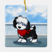 KiniArt Cutieface OES Keramik Ornament (Vorderseite)