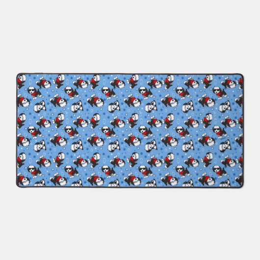 KiniArt Cutieface Sheepdogs Desk Mat Schreibtischunterlage (Vorderseite)