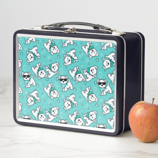 KiniArt Cutieface Westie Lunchbox (Beispiel)