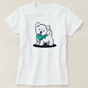 KiniArt Cutieface Westie T-Shirt