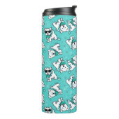 KiniArt Cutieface Westie Terrier Thermosbecher (Nach links gedreht)